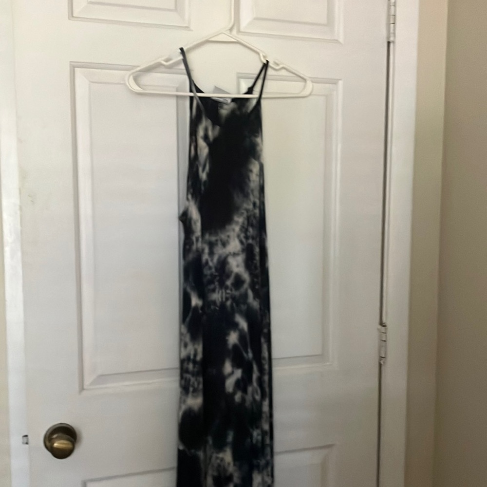 Long tie dye dress